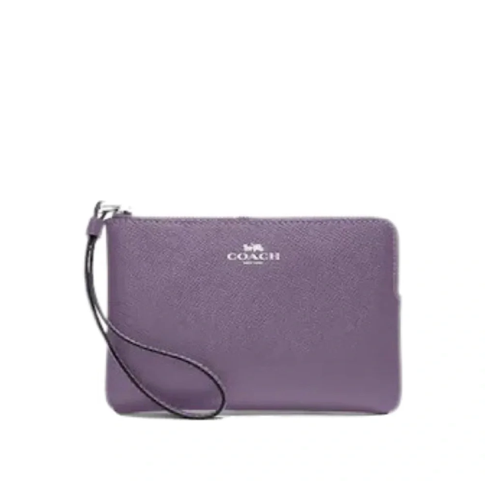 Coach Corner Zip Wristlet